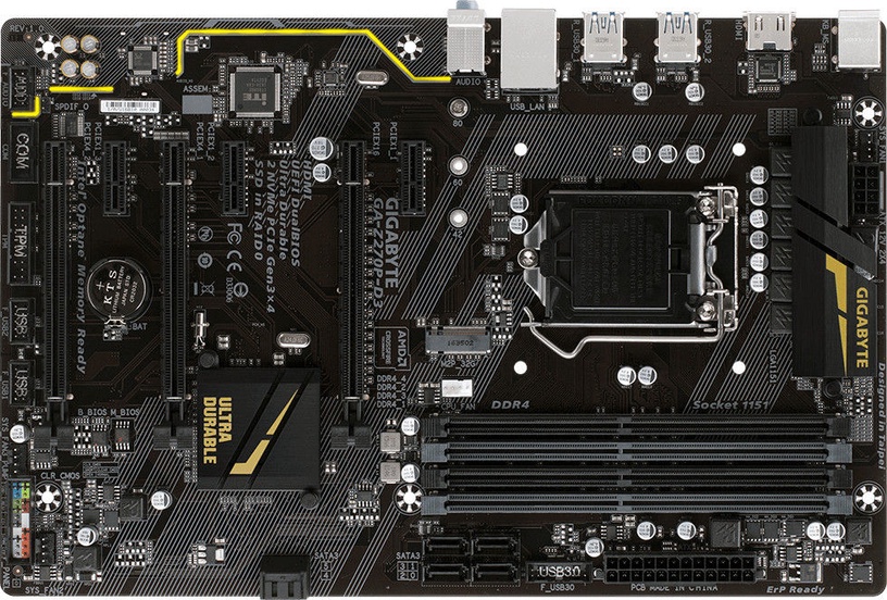 Mātesplate Gigabyte GA-Z270P-D3 Bulk