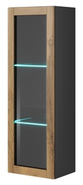 Halmar Livo W120 Hanging Cabinet Antracite/Votan Oak