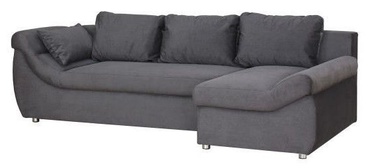 Bodzio Rojal Corner Sofa Right Velor Graphite