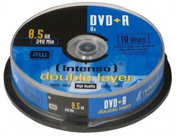 Intenso DVD+R DL 8X 8.5GB Double Layer 10 Pack Spindle