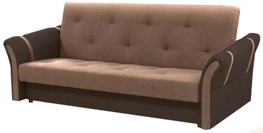 Dīvāngulta Idzczak Meble Magda Muna 3/6 Brown, 222 x 95 x 90 cm