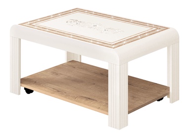 Kafijas galdiņš DaVita Agat 31.10 Bunratti-Vanilla, 900x600x450 mm