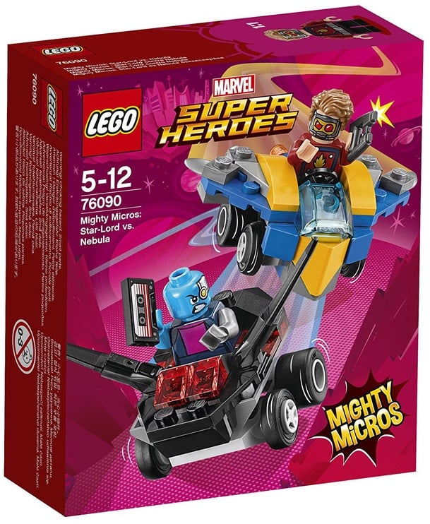 Konstruktor LEGO® Super Heroes Mighty Micros Star-Lord vs. Nebula 76090 76090