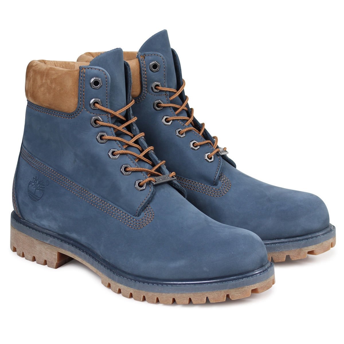 blue brown boots