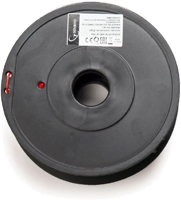 Расходные материалы для 3D принтера Gembird 3DP-PLA Plus, 330 м, красный