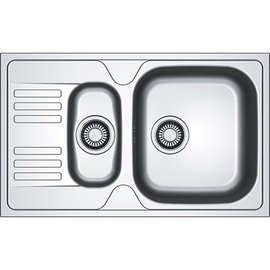 Кухонная раковина Franke Euroform, нержавеющая сталь, 780 мм x 475 мм x 180 мм