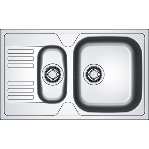 Кухонная раковина Franke Euroform EFN651-78I, нержавеющая сталь, 780 мм x 475 мм x 180 мм