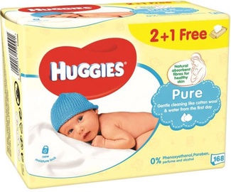 Huggies Pure 168pcs