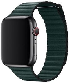 Devia Elegant Leather Loop For Apple Watch 40mm Green