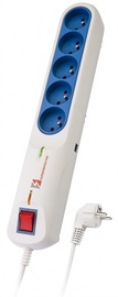 Lestar Surge Protector White Blue 5m