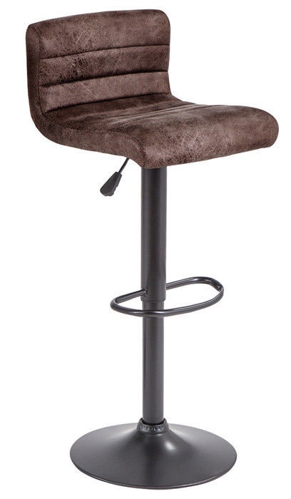 Барный стул Verners, коричневый, 42 см x 44 см x 90 - 115 см