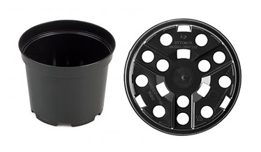 Puķu pods SBX 1, 10 cm x 13 cm x 10 cm, Ø 13 cm