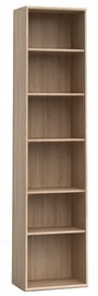 Plaukts Black Red White BRW Office III Sonoma Oak, 221x35 cm