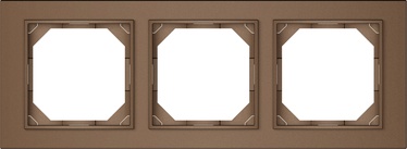 Тройная рамка Vilma QR1000, коричневый