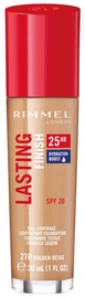 Tonālais krēms Rimmel London Lasting Finish 25h Foundation With Hydration Boost 210 Gold Beige
