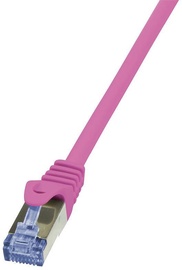 LogiLink Cat.6a 10G Cable 10 m Pink