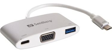 Sandberg USB-C Mini Dock VGA+USB