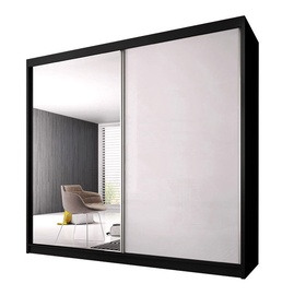Idzczak Meble Pro Polysk Wardrobe 233cm Black/White Gloss