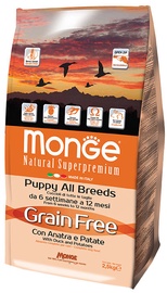 Monge Grain Free Puppy with Duck and Potatoes 2.5kg
