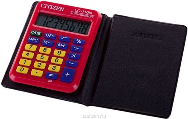 Калькулятор Citizen, красный