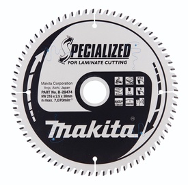 Пильный диск Makita B-29474, 216 мм x 30 мм