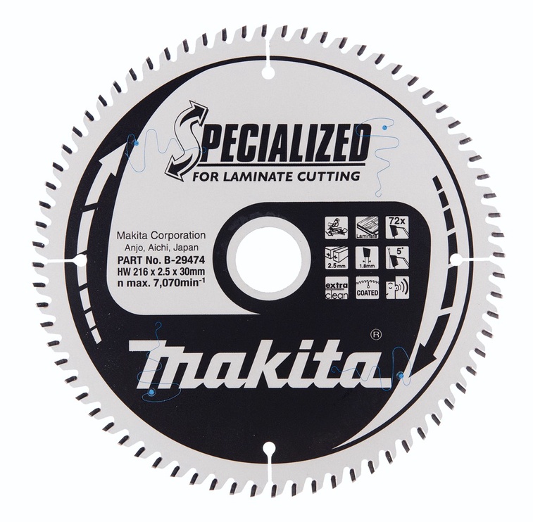 Griešanas disks Makita B-29474, 216 mm x 30 mm