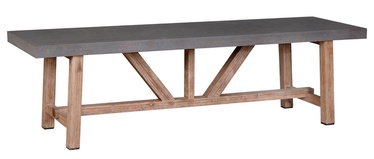 Home4you Sandstone Garden Bench Grey/Brown
