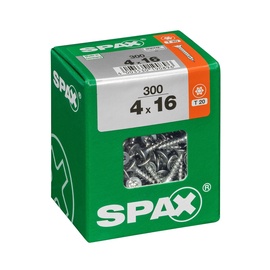 Саморез по дереву Spax T20, 4 x 16 мм, белый, 300 шт.