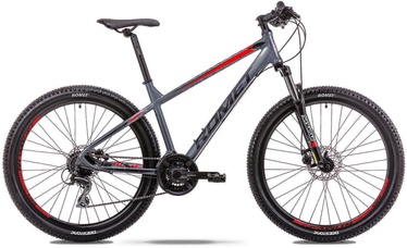 Romet Rambler R7.2 21" 27.5" Graphite Red 19