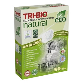 Nõudepesumasina tabletid Tri-Bio Eco Automatic, 50 tk