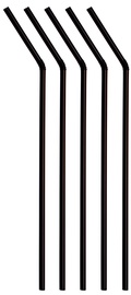 Pap Star Straws 1000pcs Black