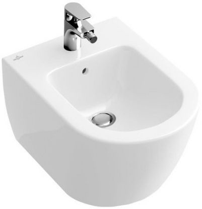 Bidē Villeroy & Boch Subway 2.0 54000001, 370 mm x 565 mm x 420 mm, balta
