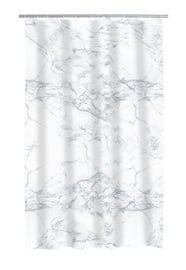 Штора для ванной Ridder Toscana 4105307, белый/серый, 180 см x 200 см