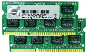 Operatīvā atmiņa (RAM) G.SKILL F3-12800CL9D-4GBSQ DDR3 (SO-DIMM) 4 GB
