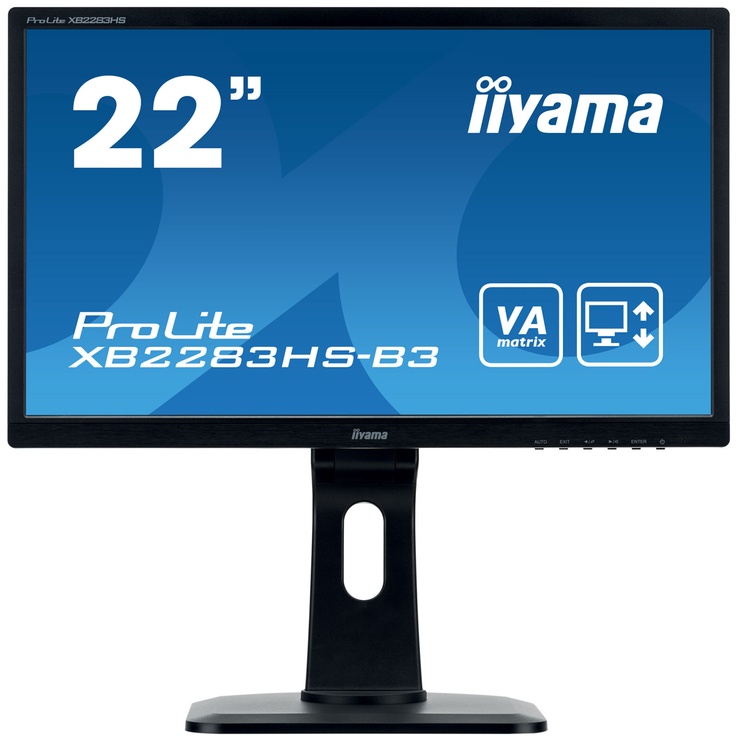 Monitorius Iiyama XB2283HS-B3, 21.5", 4 ms