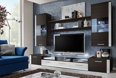 ASM Fresh Living Room Wall Unit Set Wenge/White