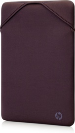 Portatīvā datora mugursoma HP Reversible 2F1W8AA, pelēka/violeta, 15.6"