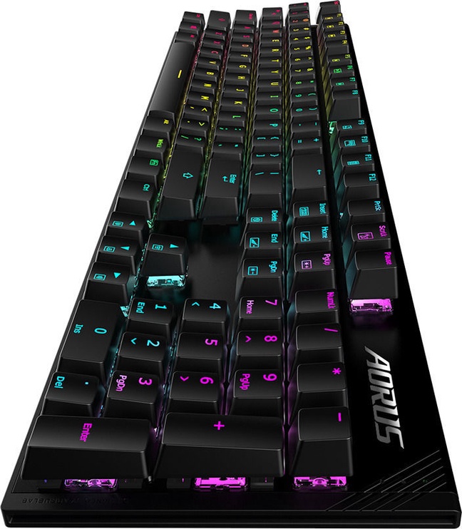 Клавиатура Gigabyte Aorus K1 Cherry MX Red EN, черный