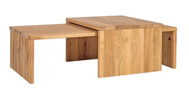 Home4you Coffee Tables Chicago Nest Oak 2pcs 28485