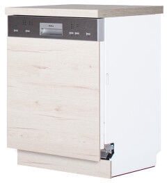 Bodzio Dishwasher Cabinet Front Panel Monia 60cm Oak Soma Pearl