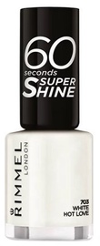 Nagu laka Rimmel London White Hot Love, 8 ml