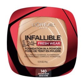 Пудра L´Oréal Paris Infallible 24H Fresh Wear 140 Golden Beige, 9 г
