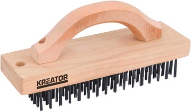 Birste Kreator KRT561001 Wooden Wire Brush 6R - Steel