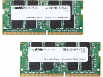 Operatyvioji atmintis (RAM) Mushkin Essentials, DDR4 (SO-DIMM), 32 GB, 2400 MHz