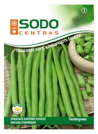 Dārza mazo pupiņu sēklas Sodo Centras Tender Green