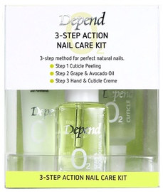 Depend O2 3Step Action Nail Care Kit