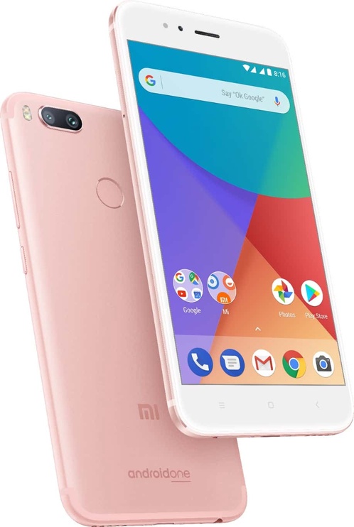 Mobilusis telefonas Xiaomi Mi A1, aukso/rožinis, 4GB/32GB