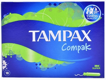 Hügieenilised tampoonid Tampax, Super, 18 tk