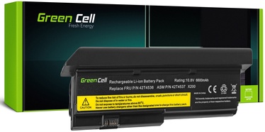 Klēpjdatoru akumulators Green Cell LE22, 6600 Ah, Li-Ion