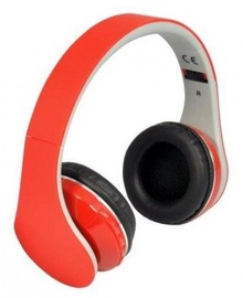 Ausinės Rebeltec Bluetooth Headphones Pulsar Red